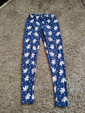 Bobbie Brooks Navy Unicorn Print Sweatpants